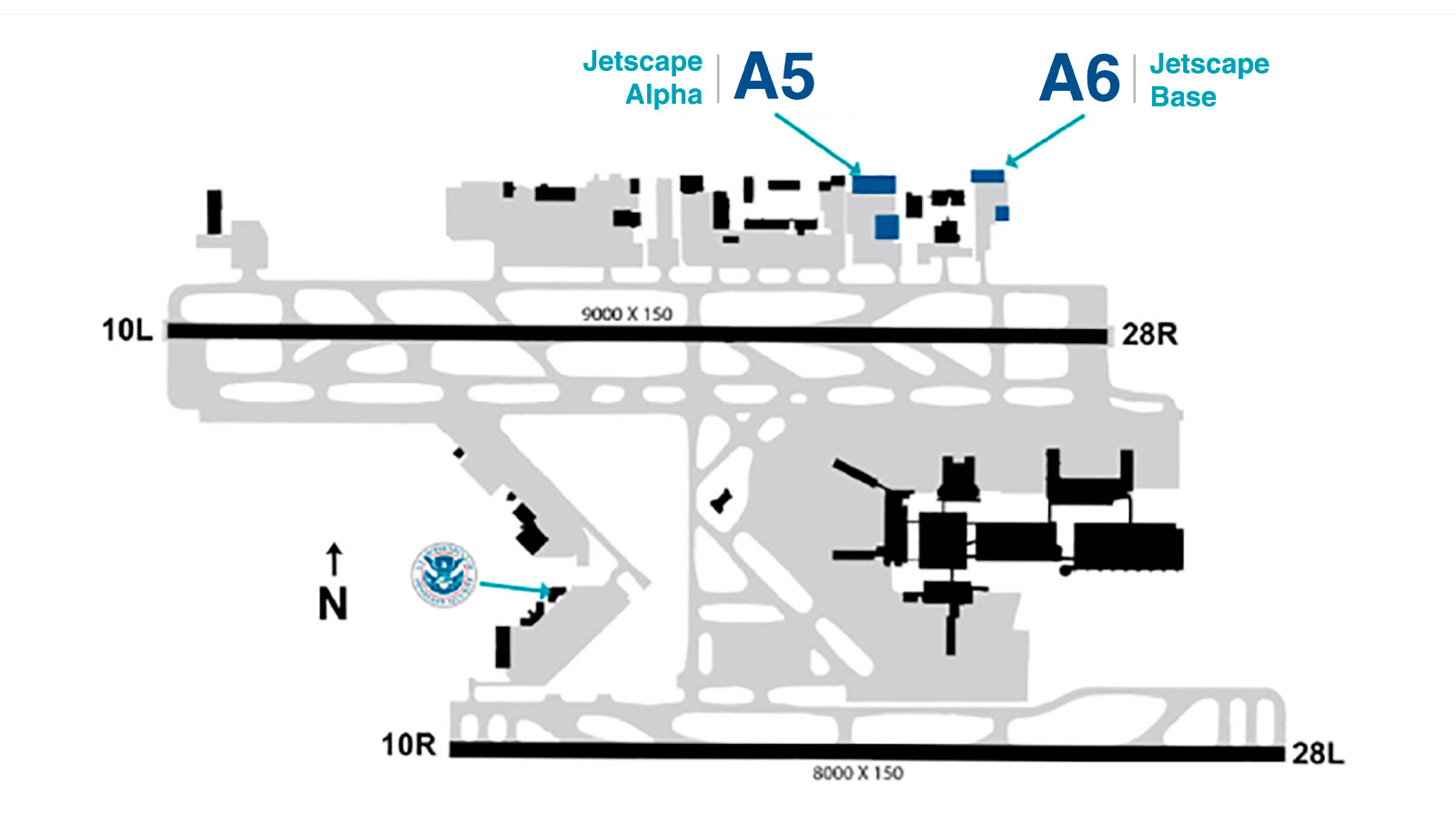 Jetscape Airport Diagram